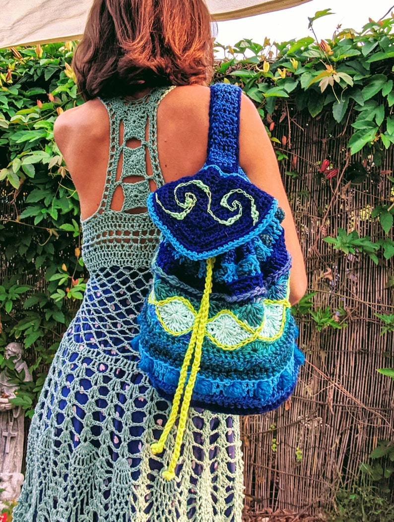 Pattern: Elemental Drawstring Bag image 9