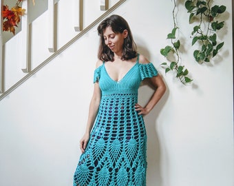 ワンピース turquoiseblueco Crochet Dress Crochet Dresses – Flook The Label