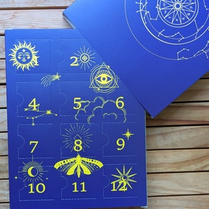 Advent Calendar Box / DIY Wholesale Bulk Packaging / Fill your own advent / Witch crystal astrology theme image 5