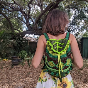 Pattern: Elemental Drawstring Bag image 4