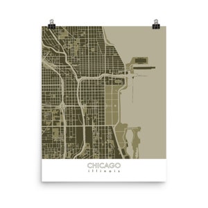 Chicago Map Print - Wald