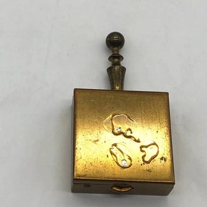 Wonderful Vintage Brass Purse/Pocket Ashtray