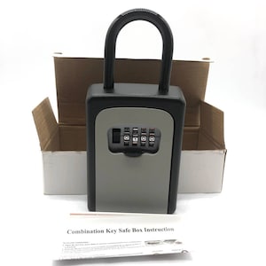 Indoor Outdoor Combination Lock Key Safe Wall Mounted For Spare Keys