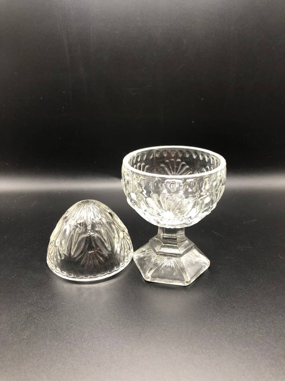 Beautiful Cut Crystal Glass Avon Egg Shaped Trink… - image 6