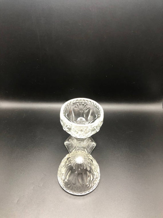 Beautiful Cut Crystal Glass Avon Egg Shaped Trink… - image 7