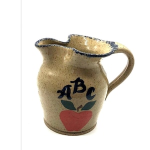 Three Rivers Pottery ABC Pitcher