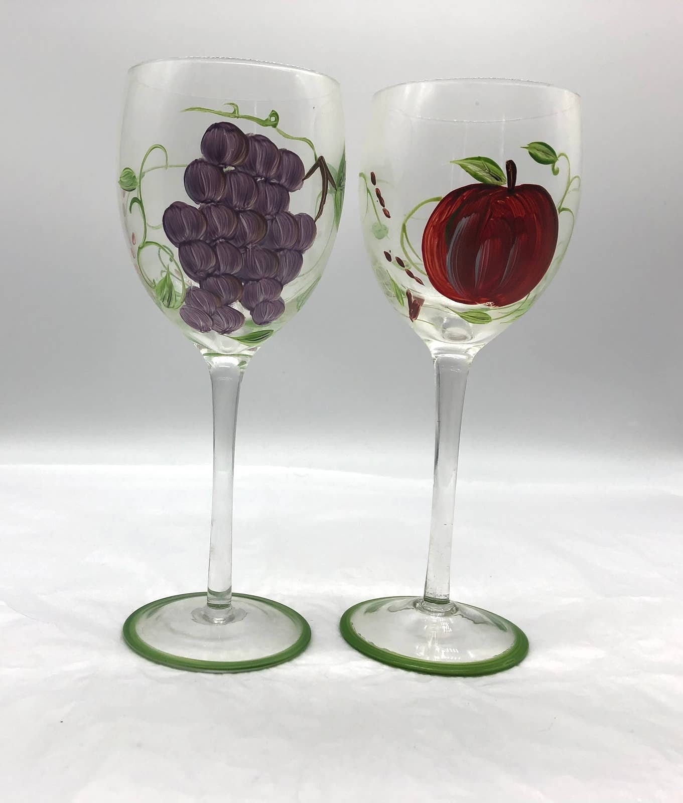 Fruit Base Wine Glass - Glass - Cute Look - Pear - Apple - ApolloBox