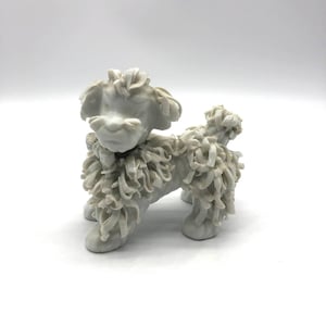 Super Cute Collectible Vintage MCM Spaghetti Poodle Figurine