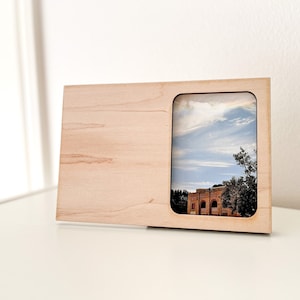 Archivos SVG de corte láser con marco de fotos personalizables digitales de 3 x 5 y 4 x 6, archivo SVG de marco de fotos Glowforge, regalo para mamá, papá, abuelos, hermana