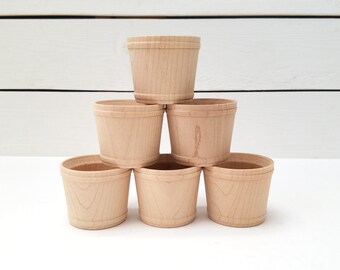 wooden stacking cups