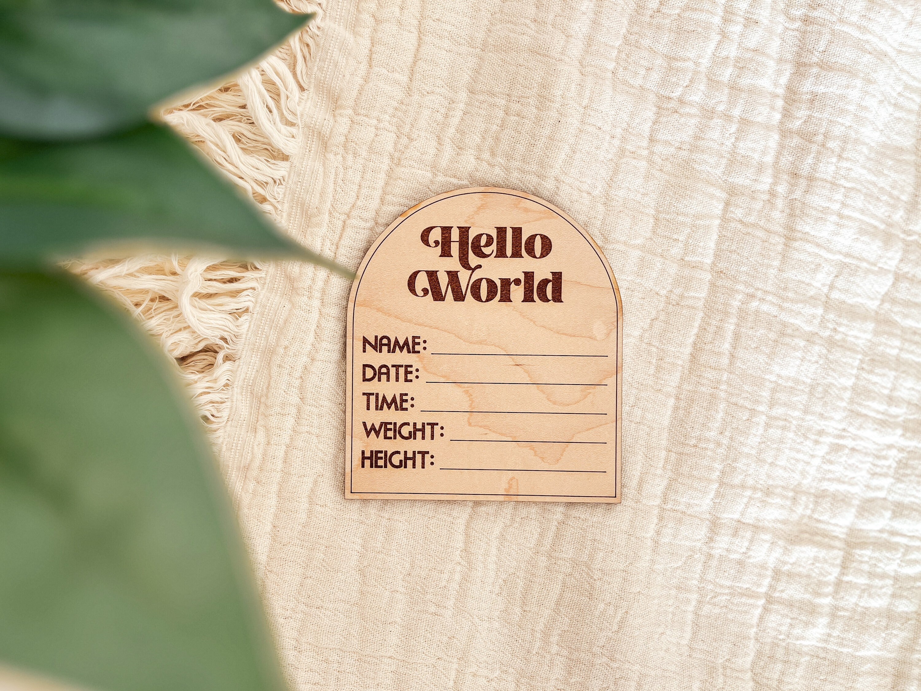 Helloworld Svg Sign DIGITAL Hello World Sign SVG, Birth Announcement Sign SVG Glowforge ...