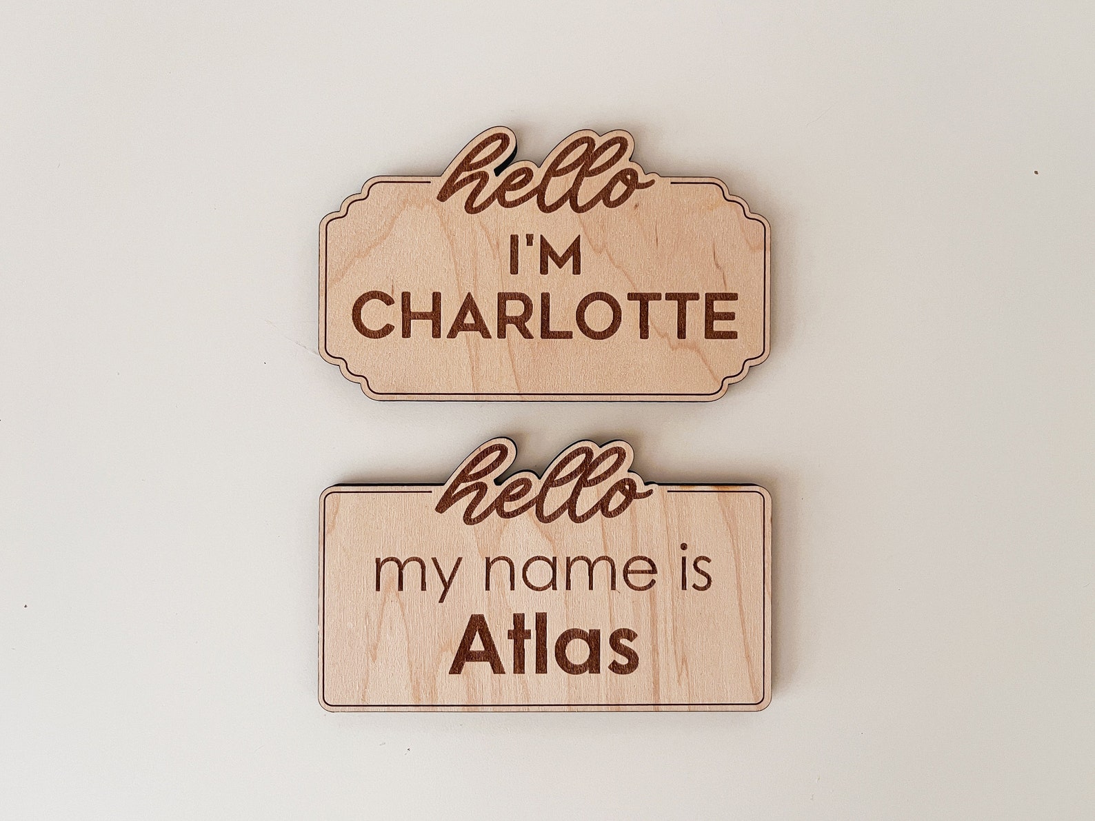 DIGITAL Birth Announcement Sign SVG Laser Cut File, Baby Name Sign ...