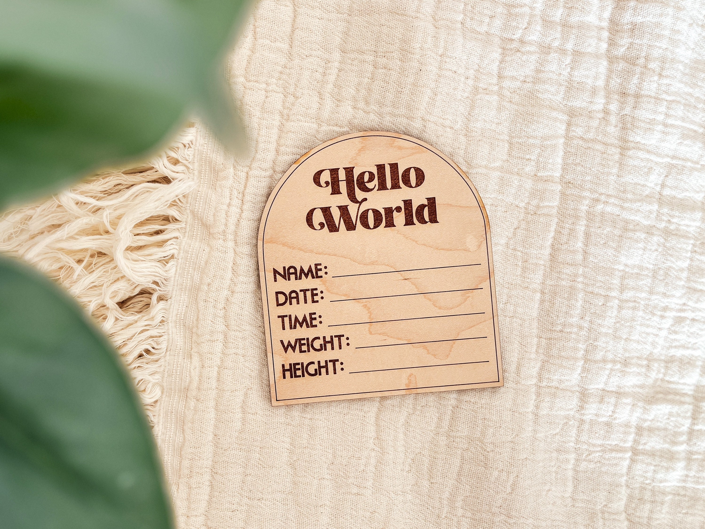 Helloworld Svg Sign DIGITAL Hello World Sign SVG, Birth Announcement Sign SVG Glowforge ...