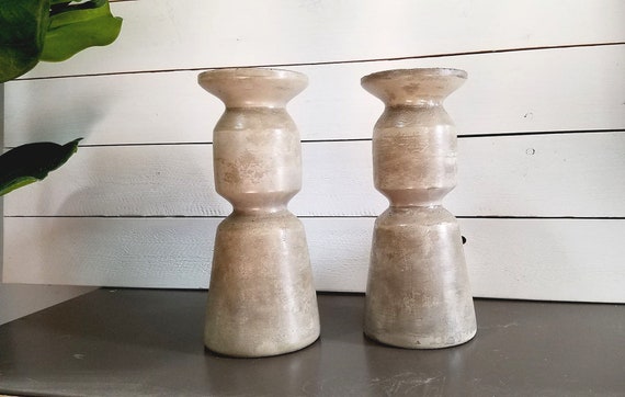 concrete candle holder concrete