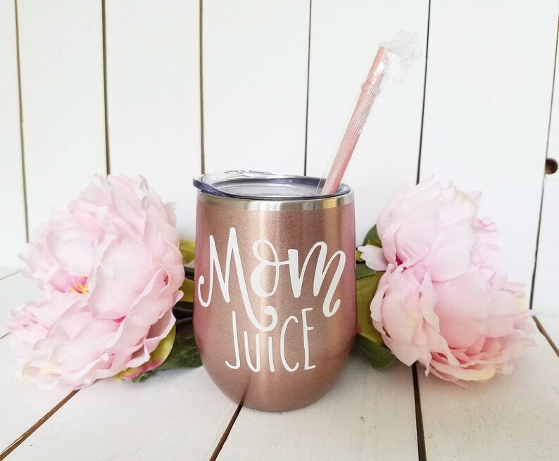 Mom Juice Stainless Steel Wine Tumbler Mommy Juice Cup Etsy