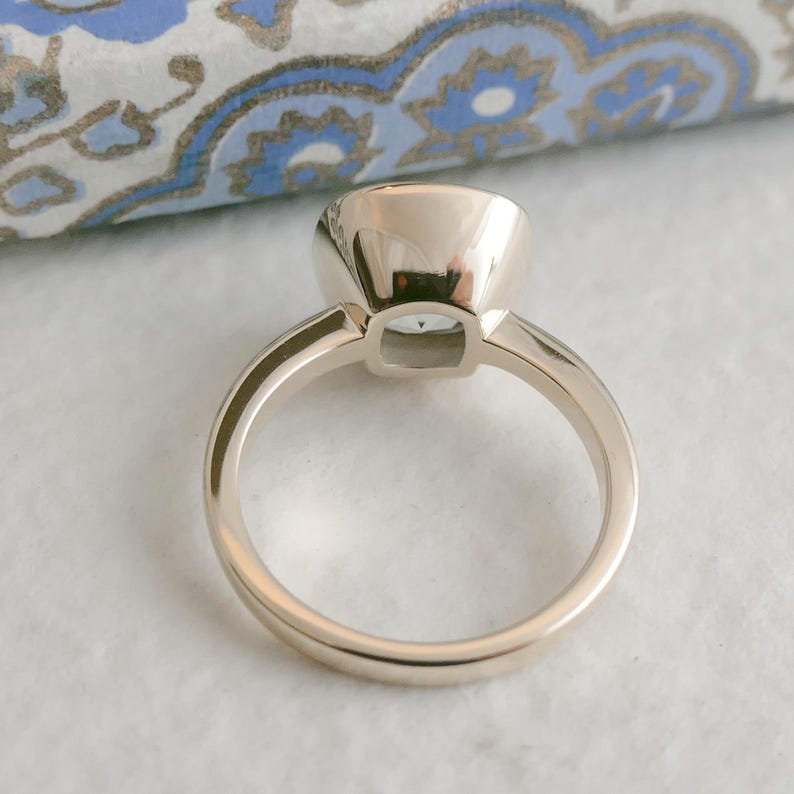 Cushion Cut Crystal Ring Green Amethyst Statement Piece Sterling Silver Band Natural Stone Collection Handpicked Quality Premium Jewelry Design Yellow Gold Plated Setting Elegant Modern Style Beautiful Statement Ring Special Occasion Gift