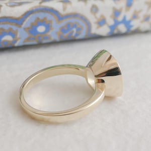 Natural Green Crystal Ring Statement Piece Cushion Cut Amethyst Sterling Silver Jewelry Handpicked Stone Quality Yellow Gold Plated Band Elegant Design Collection Premium Statement Ring Beautiful Modern Style Special Occasion Gift Perfect