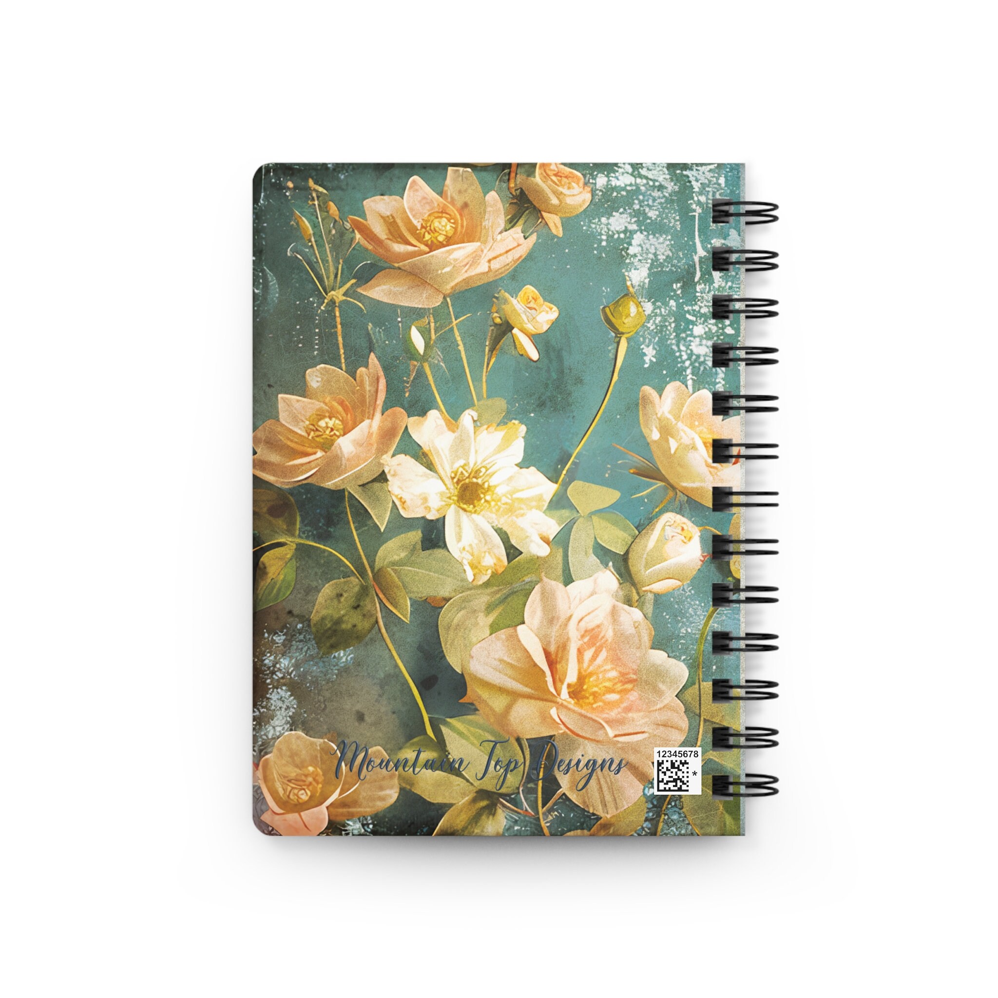 Prayer Journal Cottagecore Vintage Style Floral Spiral Bound Notebook ...