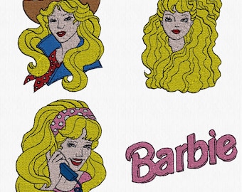 Barbie Machine Ebroidery Designs
