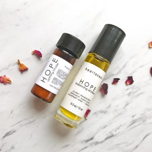 Rolo de óleo essencial edificante HOPE e inalador de aromaterapia