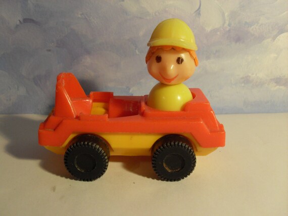 fisher price red and yellow car