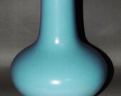 CHRISTIE 39 S Chinese Clair De Lune RU Blue Glaze Porcelain Bottle ruyao pear Vase impressed Qianlong mark