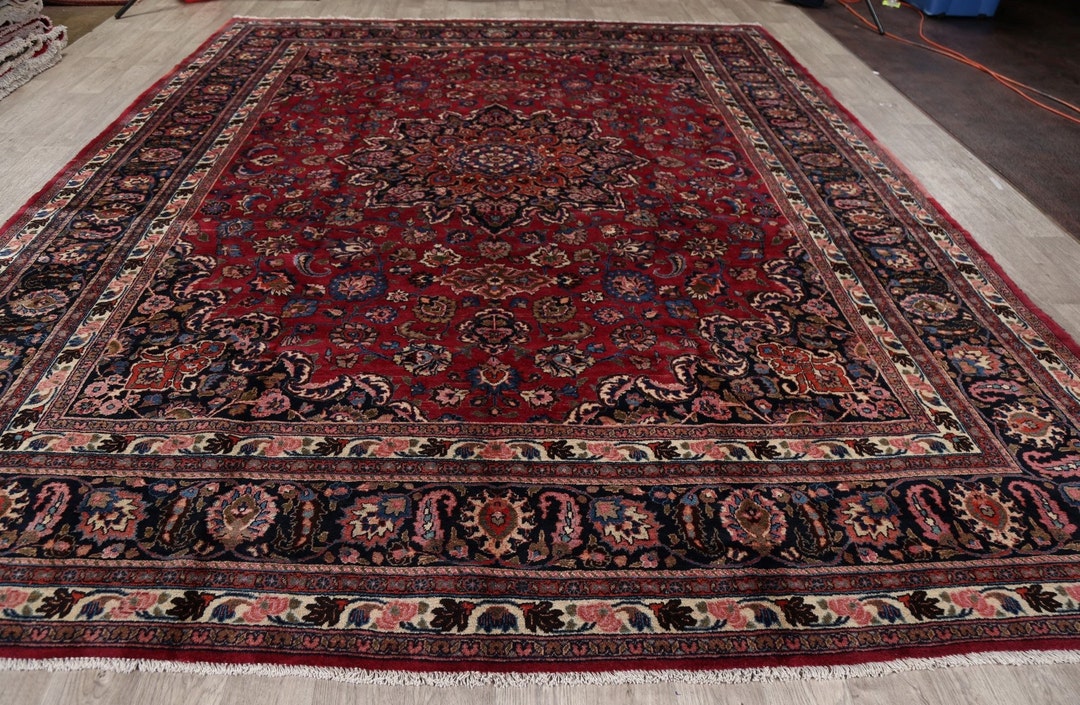 Superb 12x10 Feet Oversize Rug, Vintage Rug, Area Rug, Wool Rug, Hand