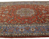 Amazing rug, 14x9 feet large rug, vintage rug, palace wool rug, mansion rug,huge rug,hand knotted rug, 8 39 7 quot x 13 39 6 quot ft, floral rug carpet