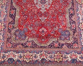 Superb rug, 13x9 ft rug, vintage rug , floral rug, handknotted rug ,living room rug, saloon rug, floor area rug ,large rug , beautiful rug