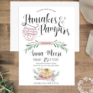 baby sprinkle brunch invitations