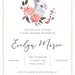 Baby Shower Invitation DIY Printable or Printedshipped - Etsy