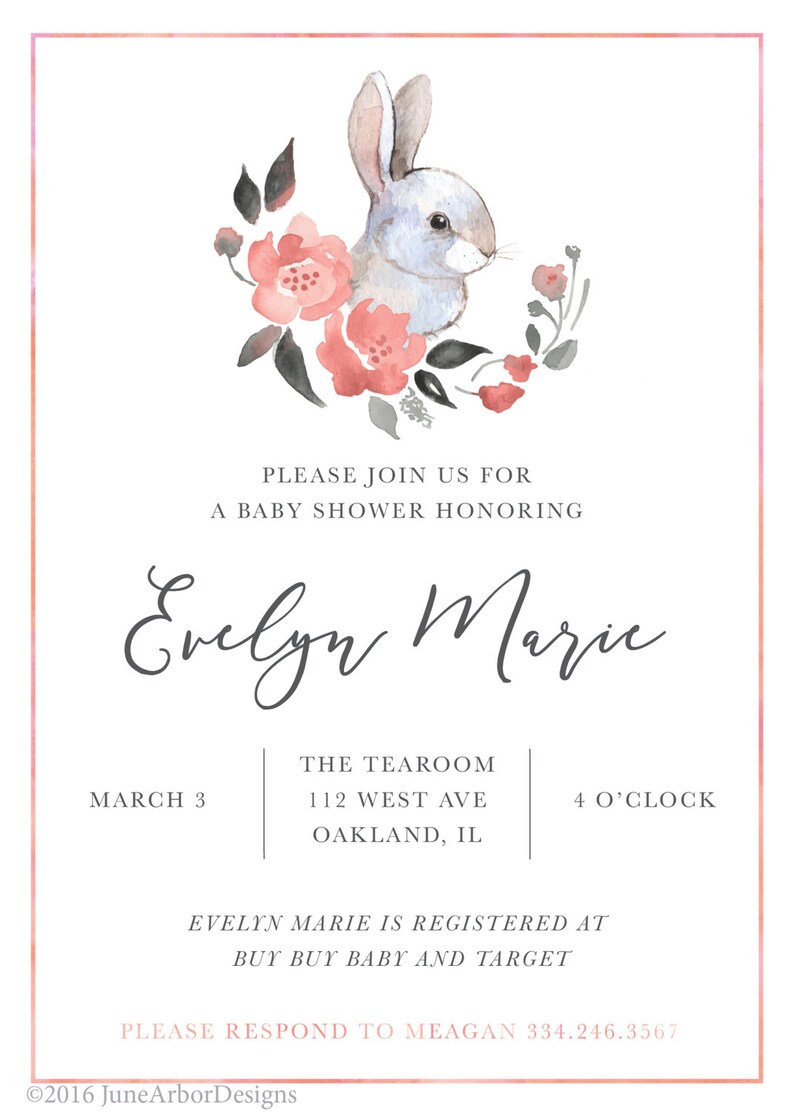 Baby Shower Invitation DIY Printable or Printedshipped | Etsy