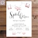 Lingerie Shower Invitation | Blush Shower Invitation | Bachelorette Party Invite | Lingerie Party | Hen's Party | Bra Panties | Spoil Her 