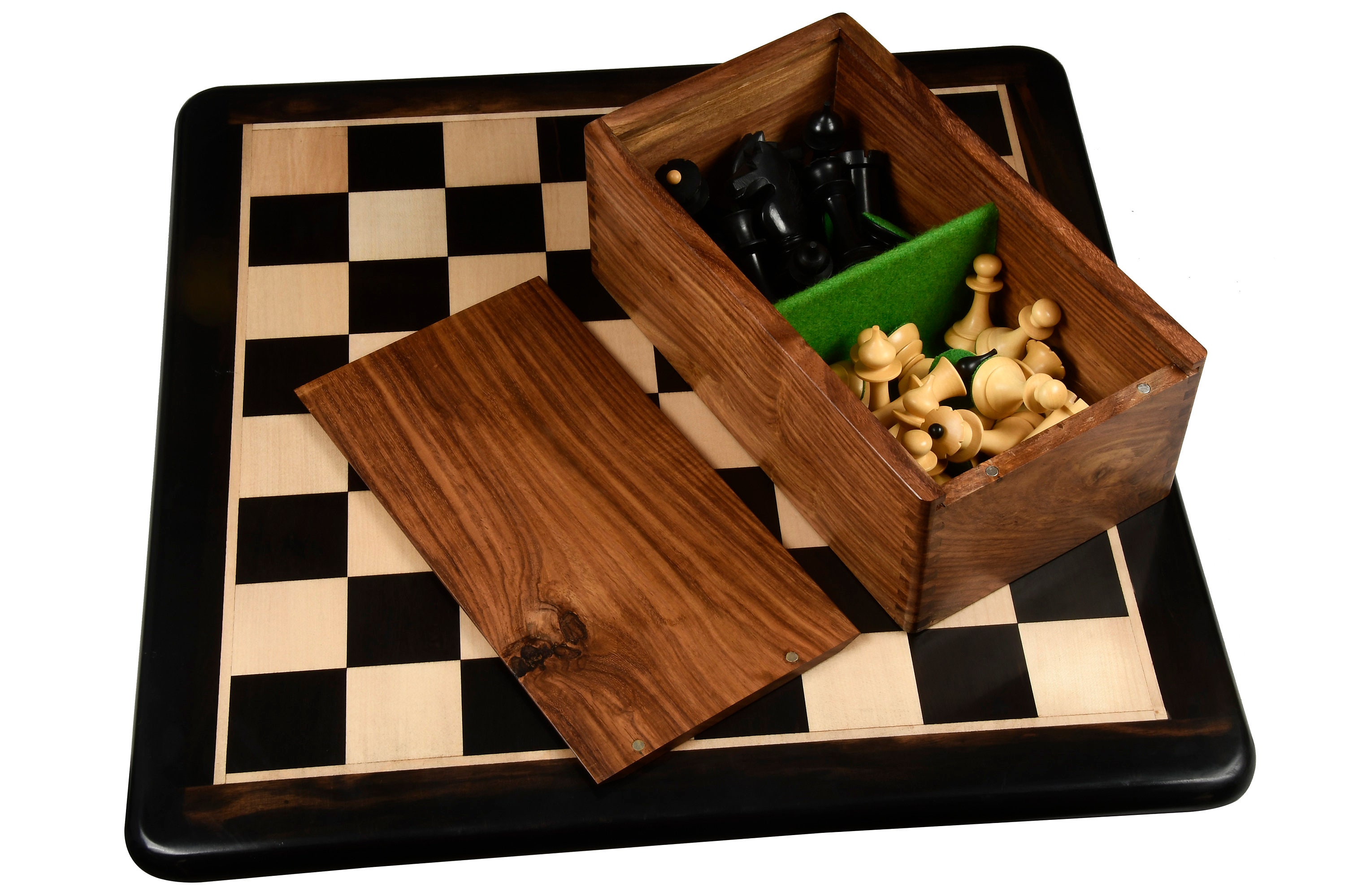 Combo of Knight, Rook & Pawn Chess Pieces in Box Wood - 3.54 Knight