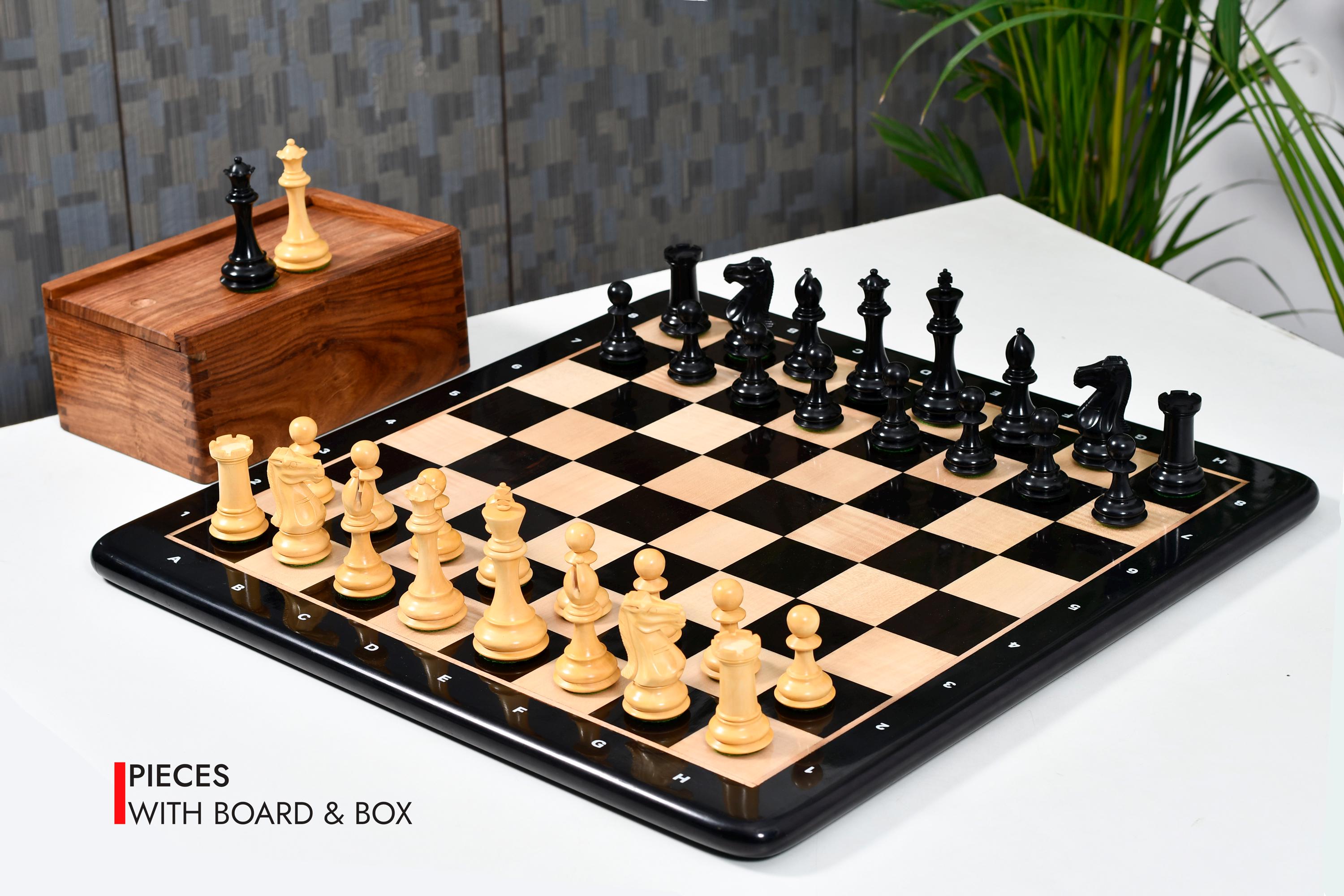 チェス[インド土産] インドスタイルチェス駒セット32ピース Wood chess pieces