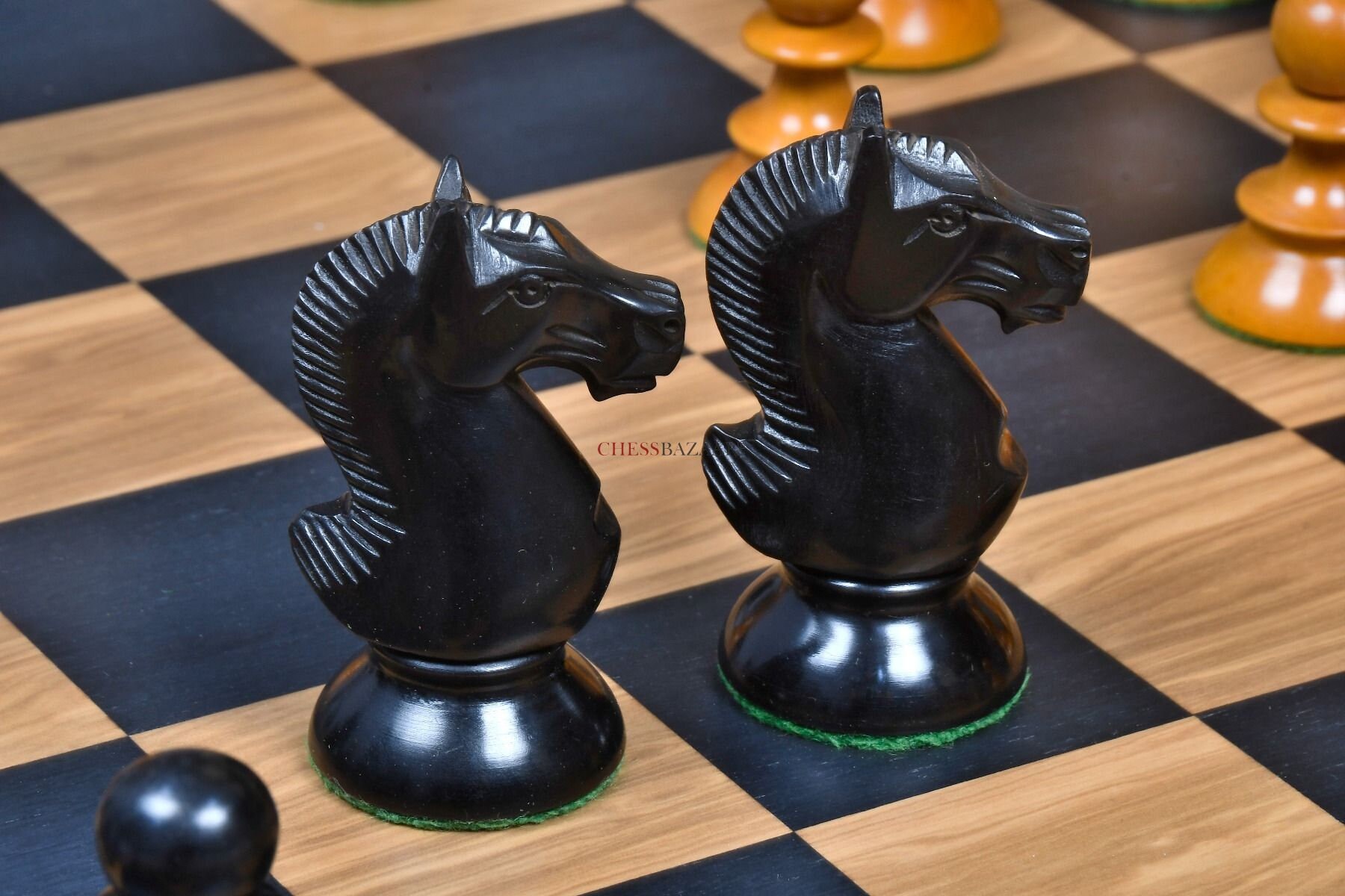 Buy Reproduced Antique Series Austrian Coffee House Old Vienna Chess Pieces  in Dyed Box Wood