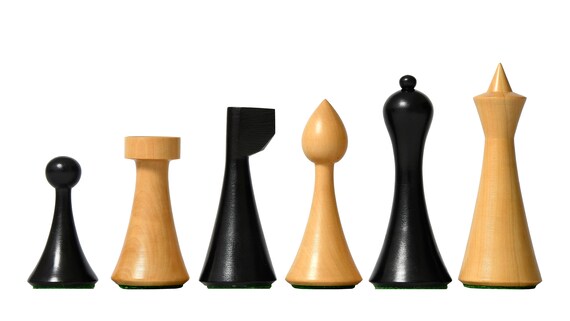 World Championship Chess Pieces Set 3.75 FIDE type+ 21 Ebony Chess Board  COMBO