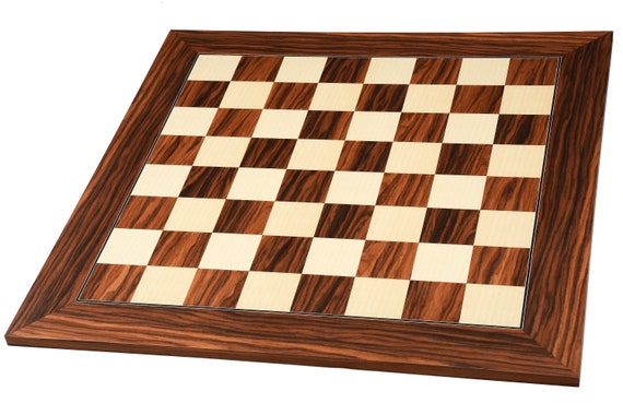 19 Folding Wooden Chess Board - Sycamore & Mahogany – Chess House