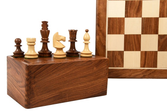 Romanian Tournament Weighted Wooden Chess Set