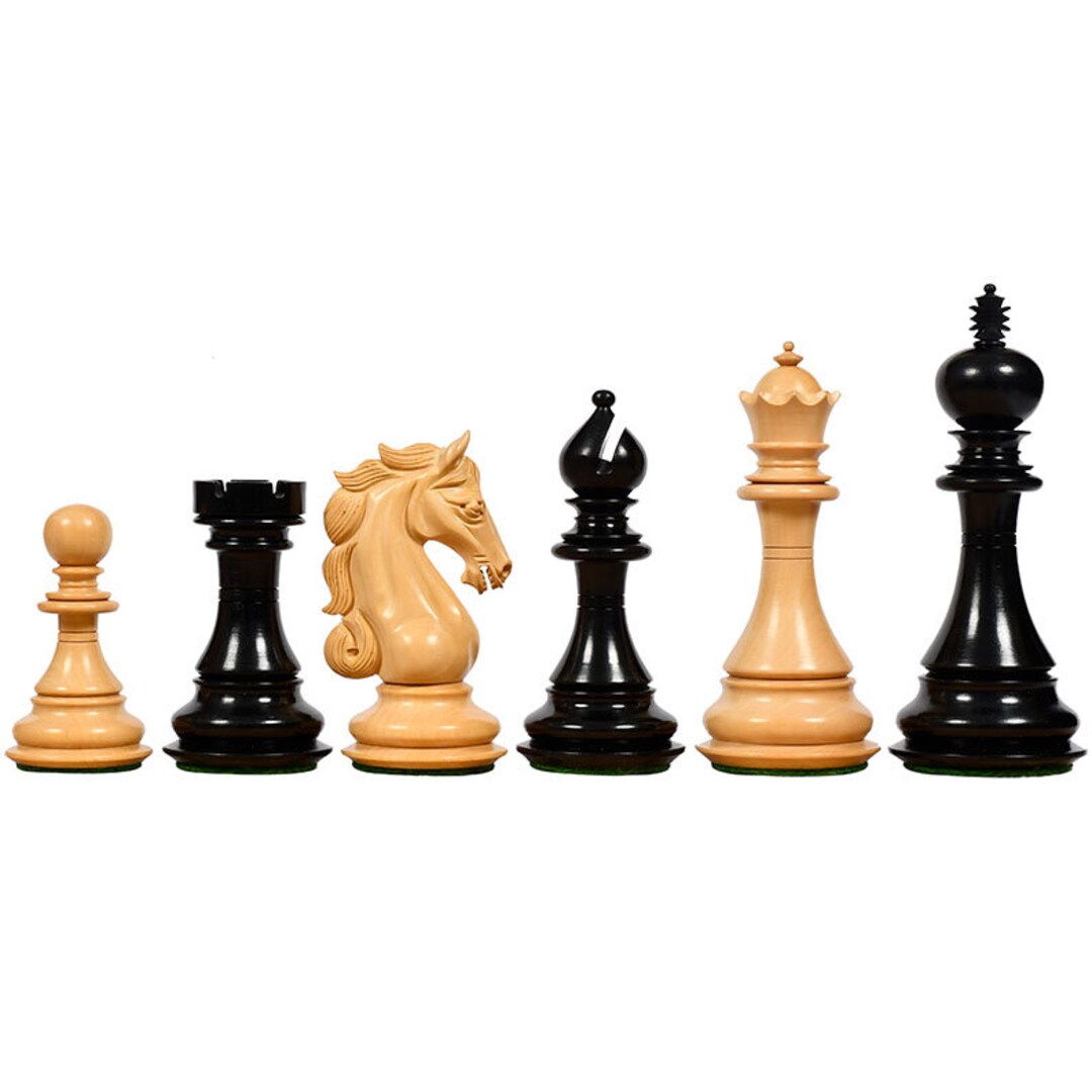 Set di scacchi di lusso Staunton serie Shera da 4,5 V2.0 Solo pezzi Set di scacchi di lusso Staunton serie Shera da 4,5 V2.0 Solo pezzi