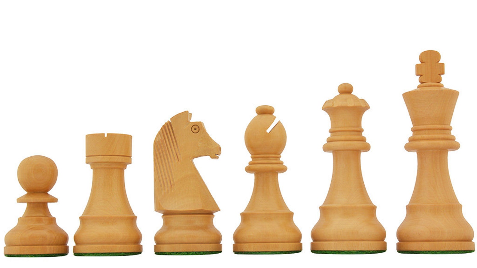Weighted Tournament Chess Set Shesham Wood Pieces German Etsy