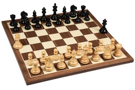 The Ultimate Grandmaster Series Wood Chess Set, Box, & Board Combination