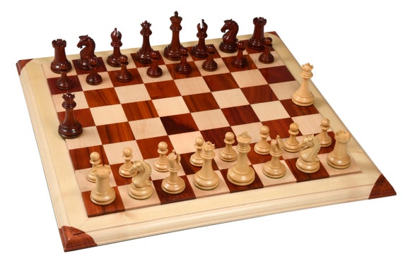  CHESSBAZAAR The Sinquefield Cup 2017 Reproduced Original Chess  Pieces in Genuine Ebony Wood & Boxwood - 3.75 King : Toys & Games