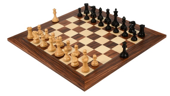 Buy Master Staunton Series Chess Pieces in Dyed Box Wood online from  chessbazaar