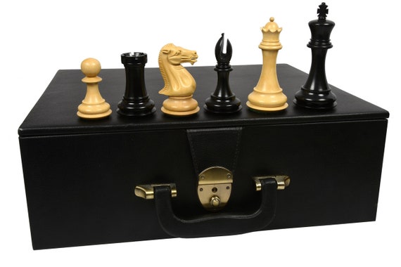 The Club Series Chess Set, Box, Board Combination