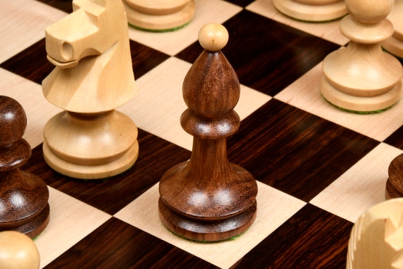 Romanian Tournament Weighted Wooden Chess Set