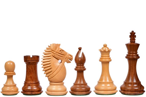 Combo of the Study Analysis Plastic Chess Pieces & Wooden Chess Board -  3.1 King