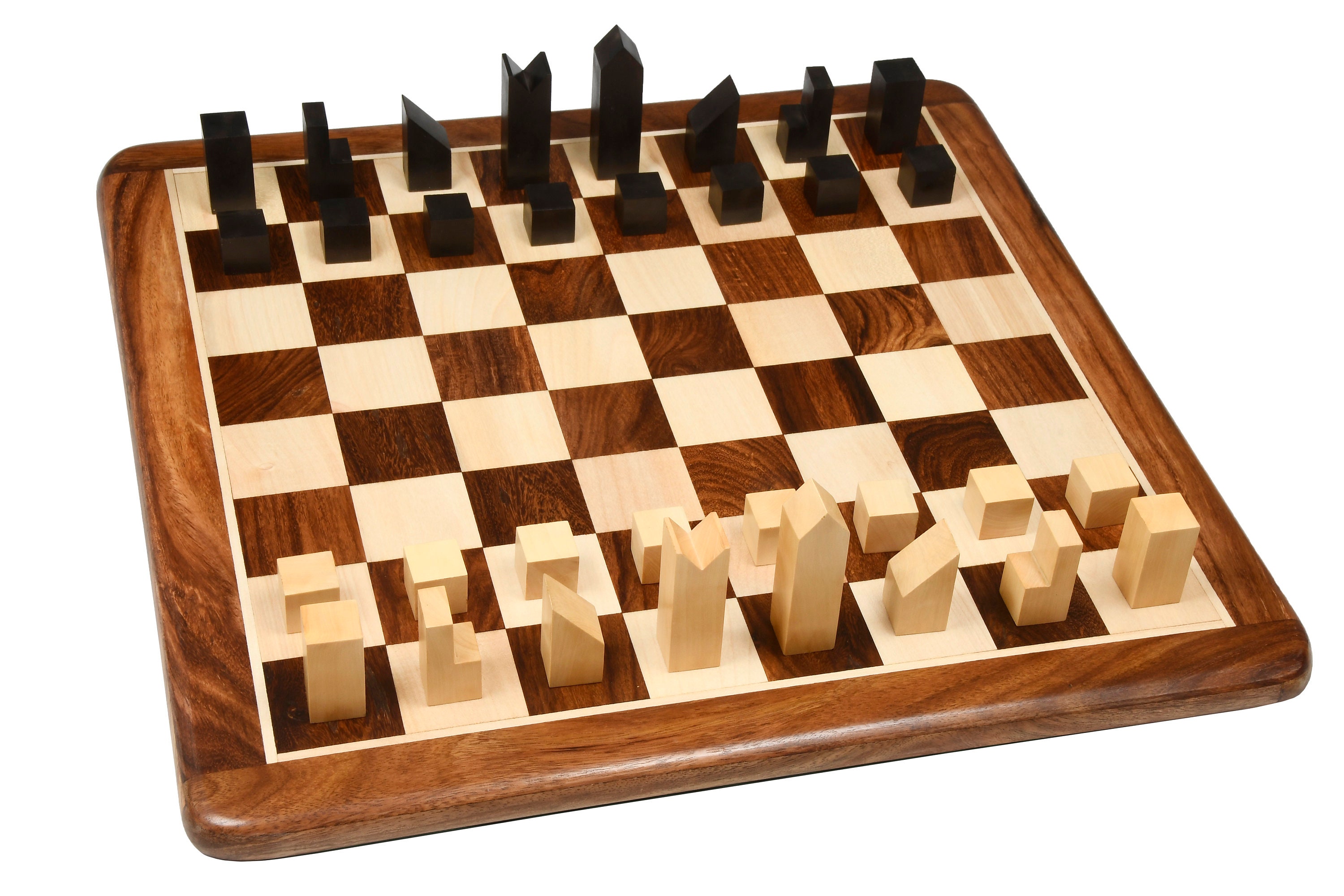 The Bridle Study Analysis Chess Pieces in Ebonized and Boxwood - 3.2 King