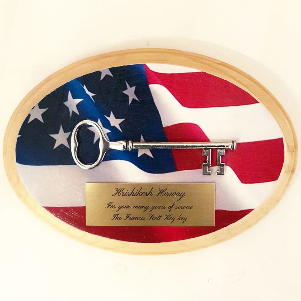 The Francis Scott Key key, inspired by The West Wing