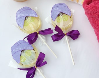 Customize Spa Day birthday  lollipops, Customized party favors, Spa favors, Spa suckers, Spa themed birthday party favors, SET OF 6